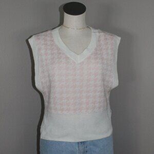 H&M Divided Houndstooth Sweater Vest